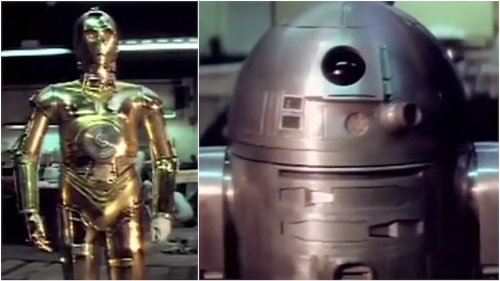 Rare 1976 16mm Footage Of Kenny Baker And Anthony Daniels