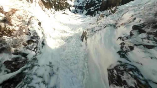 Magnificent Drone Footage of a Terrifying Avalanche