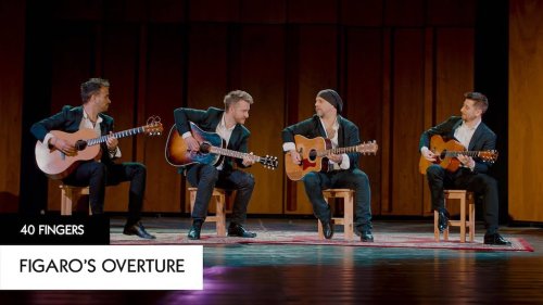 A Stunning Orchestral Arrangement of Mozart’s ‘The Marriage of Figaro’ Performed on Four Acoustic Guitars