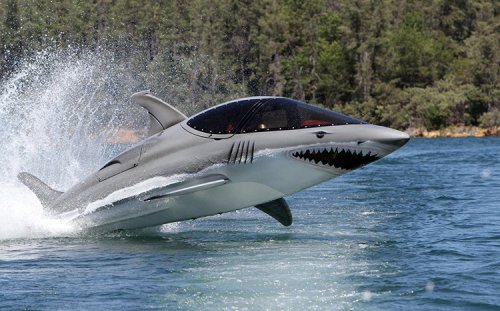 The Seabreacher, A Semi-Submersible Watercraft Available In the Shape of a Shark, Dolphin, or Whale