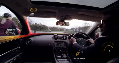 Jaguar’s Bike Sense System Uses Sensors to Alert Drivers of Nearby Bicycles or Motorcycles