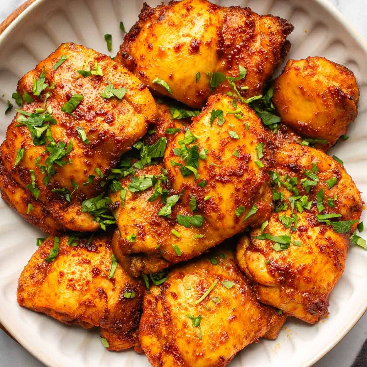 Oven Baked Chicken Thighs