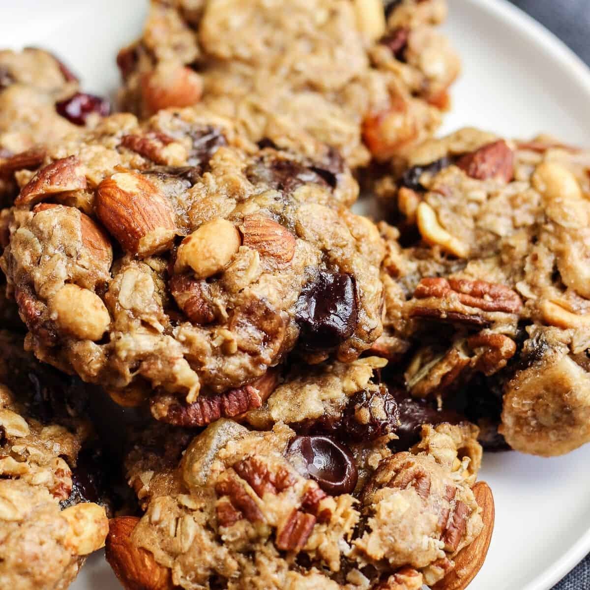 Vegan Trail Mix Cookies