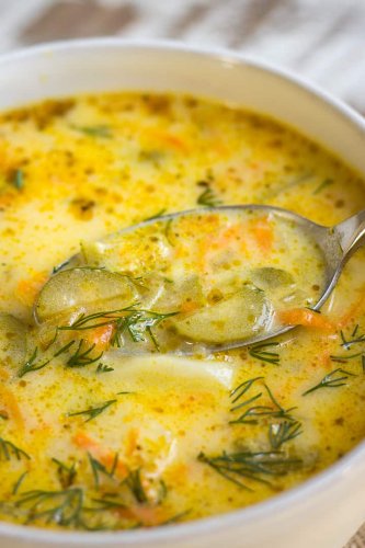 Homemade DiIl Pickle Soup (Great-tasting Zuppa Ogórkowa in 5 Steps ) - Lavender & Macarons