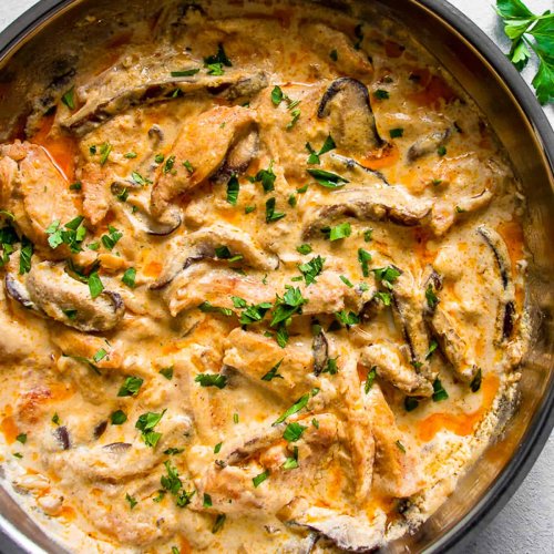 Classic Chicken Mushroom Stroganoff (Simple and Easy!)