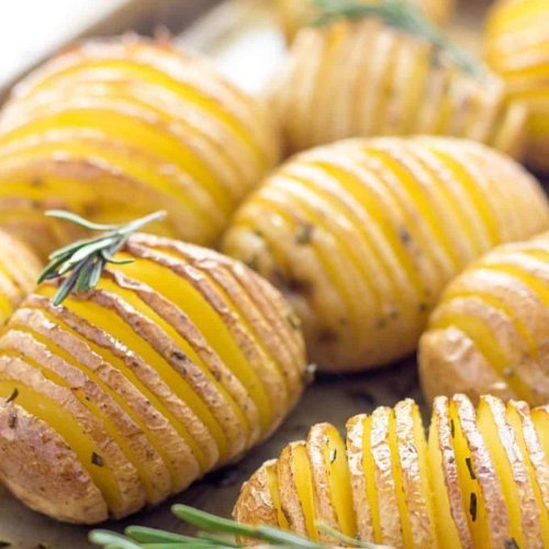 The Best Hasselback Potatoes - Lavender & Macarons