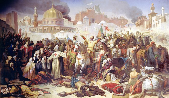 La prise de Jérusalem par les croisés en 1099