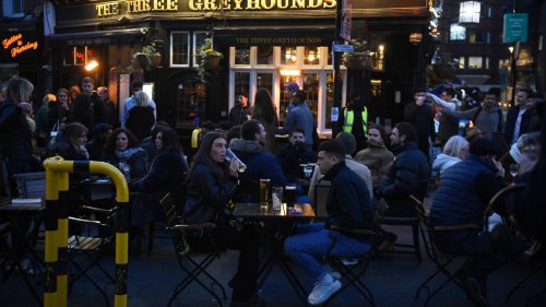 Drinkers flock to England's pubs in first Friday night since hospitality returned