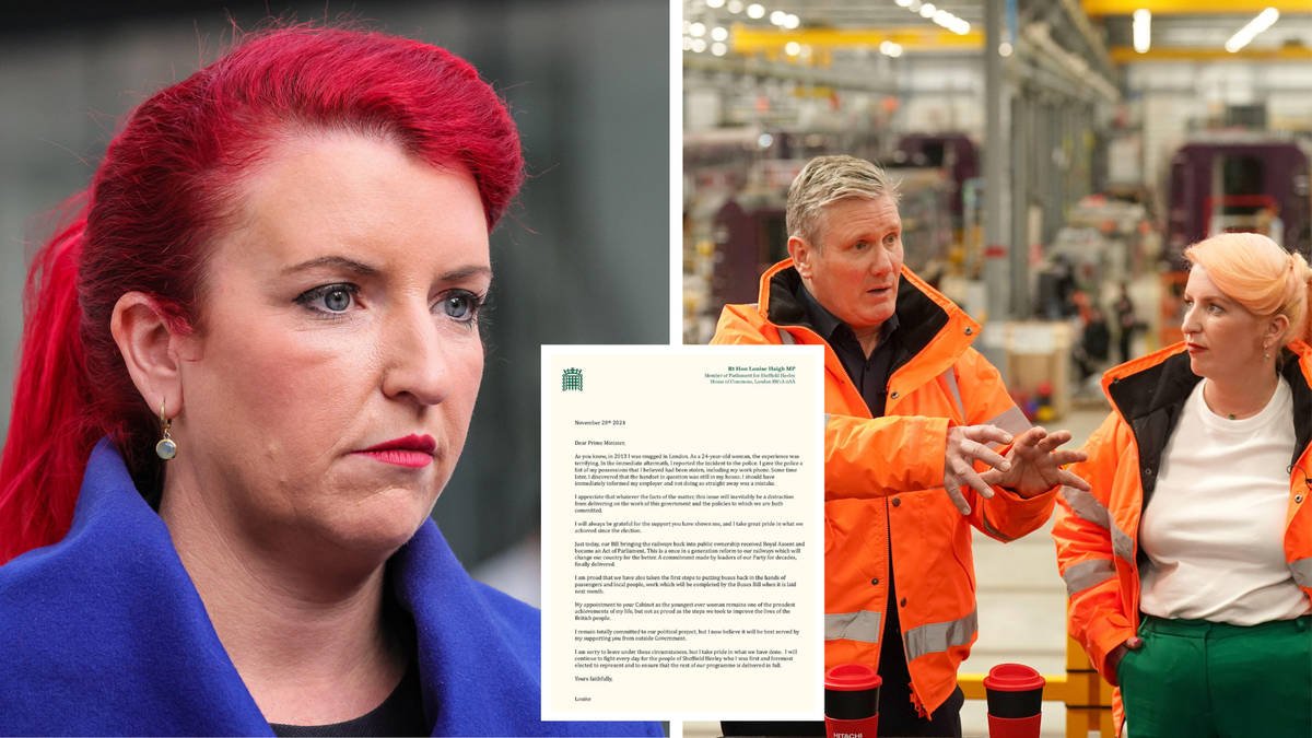 Transport Secretary Louise Haigh quits after admitting conviction for misleading police about 'phone theft'