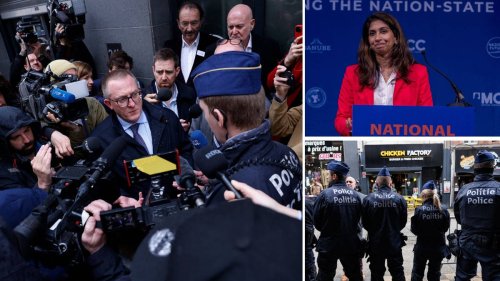 Chaos as authorities close down 'right-wing' conference with Farage and Braverman as speakers