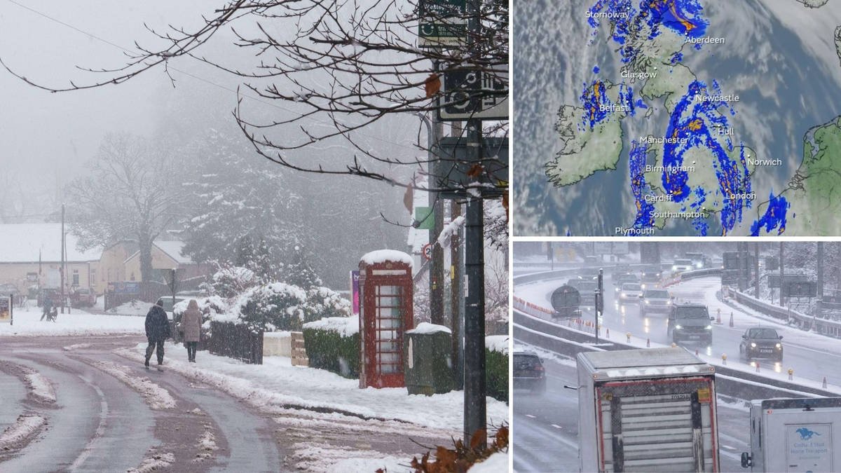 The Arctic blast is sweeping across Britain, bringing freezing ...