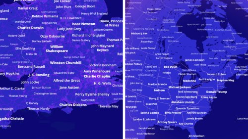 Sean Connery and Mariah Carey: Interactive map reveals most 'notable' person from your hometown