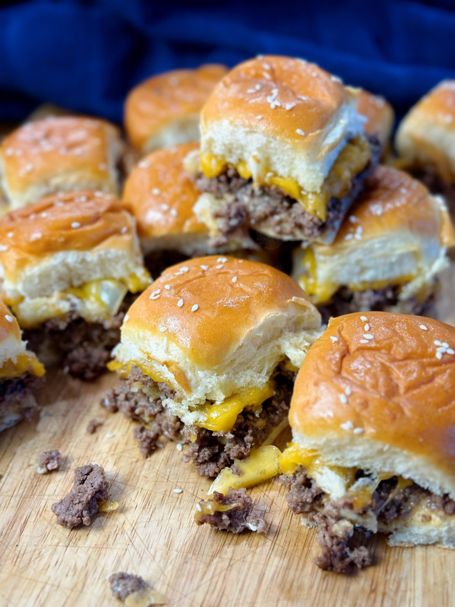 Hawaiian Roll Cheeseburger Sliders | Learning To Smoke