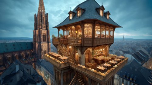 Un restaurant spécialisé dans la choucroute va ouvrir au sommet de la cathédrale de Strasbourg