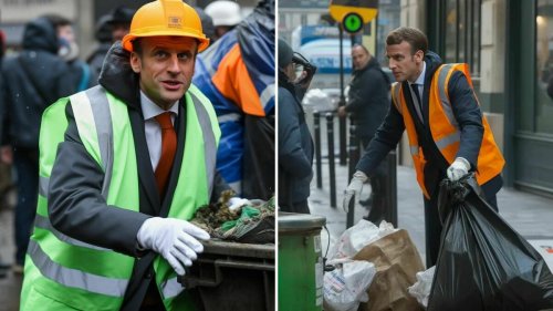 Une IA génère des images de Macron en éboueur ou gréviste et c’est hilarant