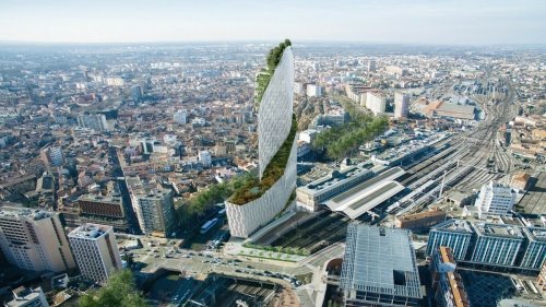 Les images impressionnantes de l'Occitanie Tower, le futur gratte-ciel végétal de Toulouse