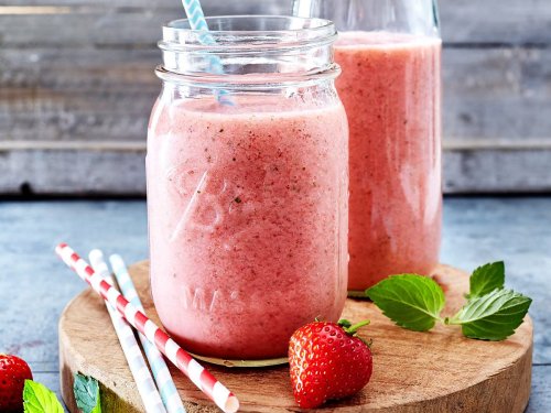 Erdbeer-Smoothie - schnell, gesund und lecker