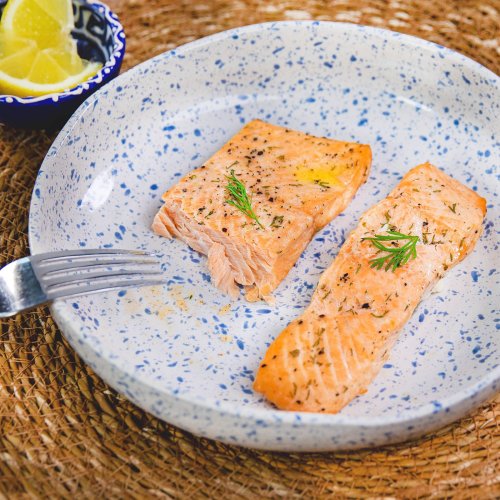 Lachs im Airfryer zubereiten - saftig aromatisch