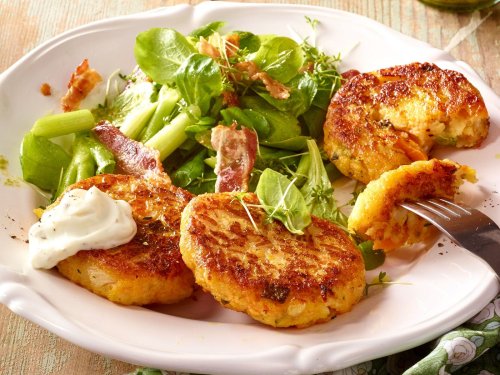 Käse-Knaller für deine Pfanne: Halloumi-Frikadellen