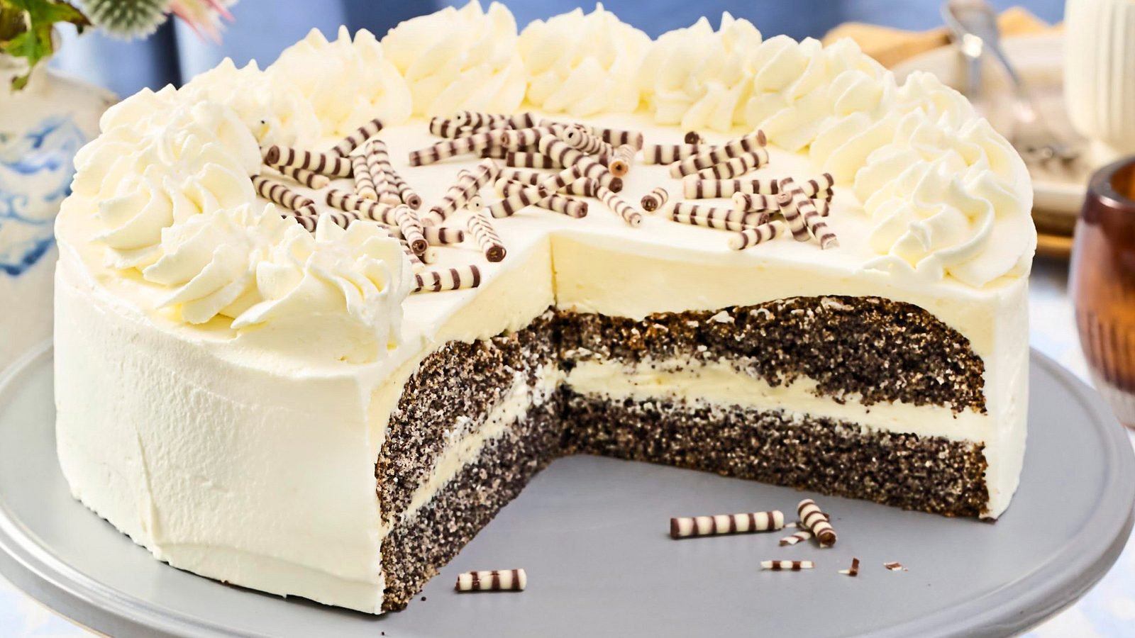 Familienrezept: Omas cremige Mohntorte