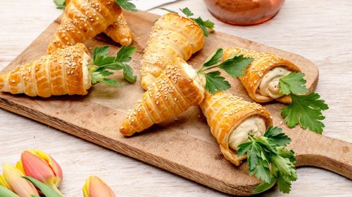 Gefüllte Blätterteig-Möhren für den Osterbrunch