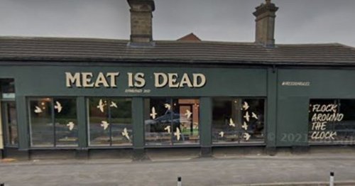Graffiti vandals ridicule Leeds vegan restaurant Meat is Dead with 'tasteless joke'