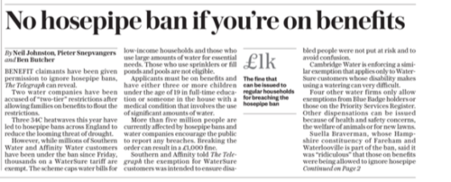 Right-wing media watch: Telegraph’s latest benefits shock story is all hot air