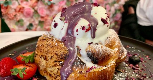 We tried Bake Off star's tea room and the food matched the decor