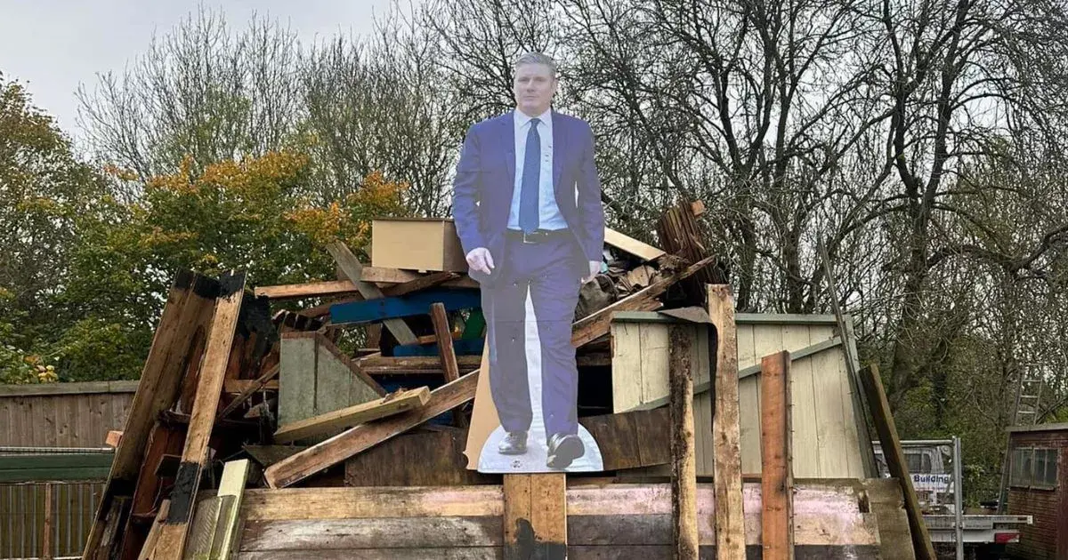 'British sense of humour has died' say readers after 'inappropriate' PM effigy reported to police