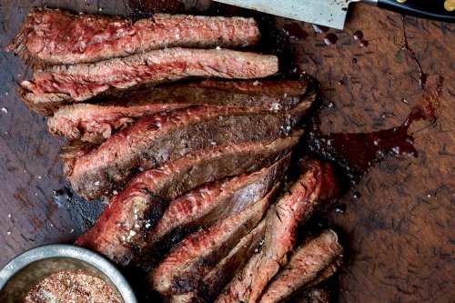 Grilled Flank Steak with Chile Rub