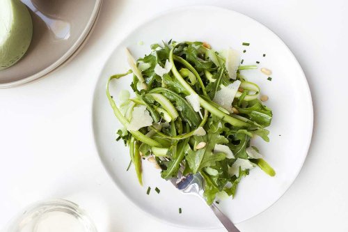 Raw Asparagus Salad