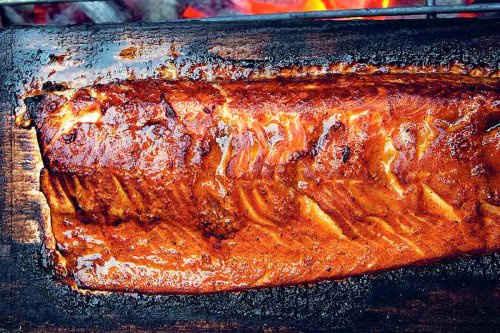 Cedar Plank–Grilled Salmon