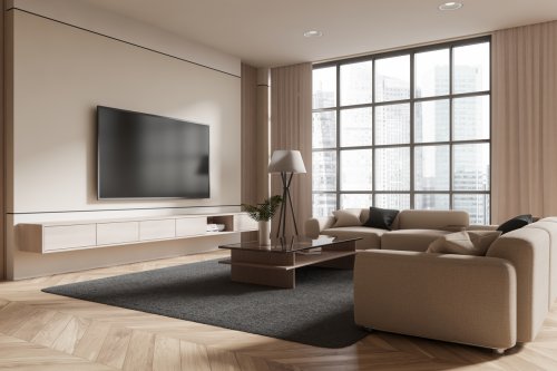 Si vous ne pouvez pas cacher la télévision dans le salon, faites ceci à la place