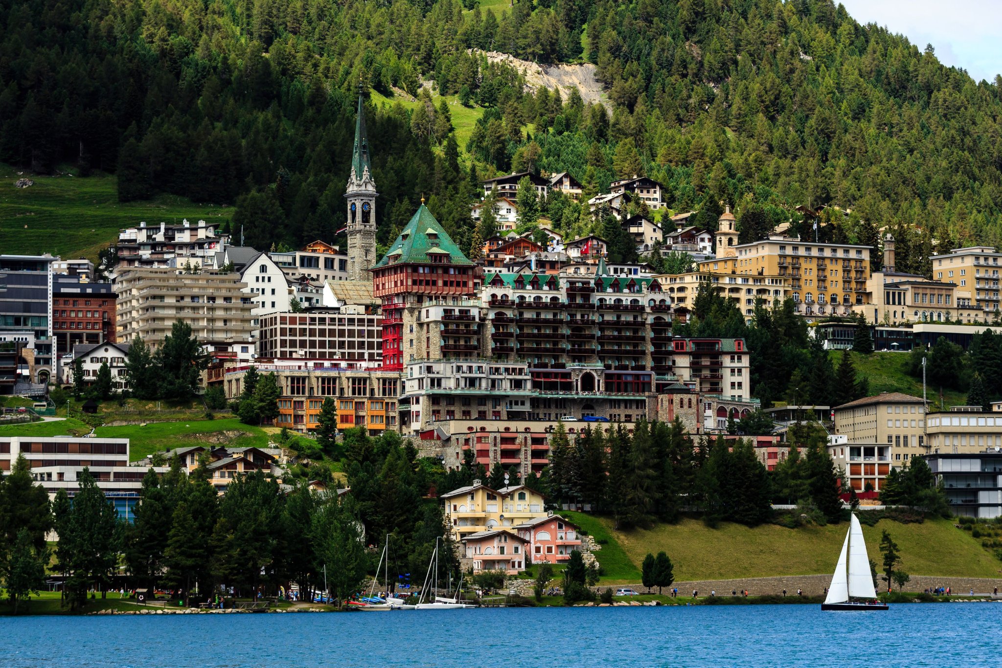 À Saint-Moritz, les gens «normaux» parlent italien