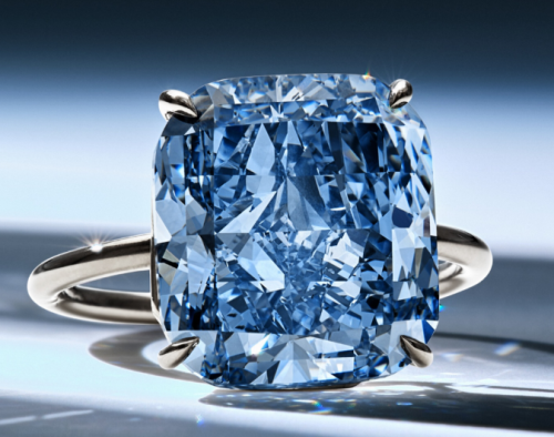 Un diamant bleu vendu pour 18 millions à Genève