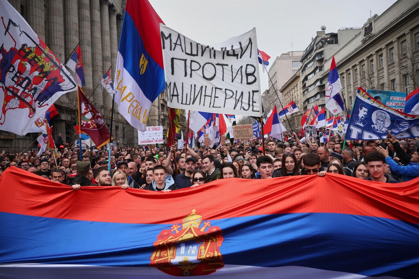 Serbie : marée humaine à Belgrade contre la corruption