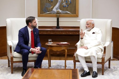 JD Vance meets Indian PM Modi for trade talks