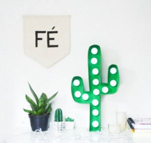 DIY Lampe cactus qui t’apportera de la verdure