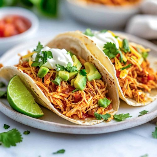 Set It and Forget It: These Crockpot Chicken Tacos Are Always a Win!