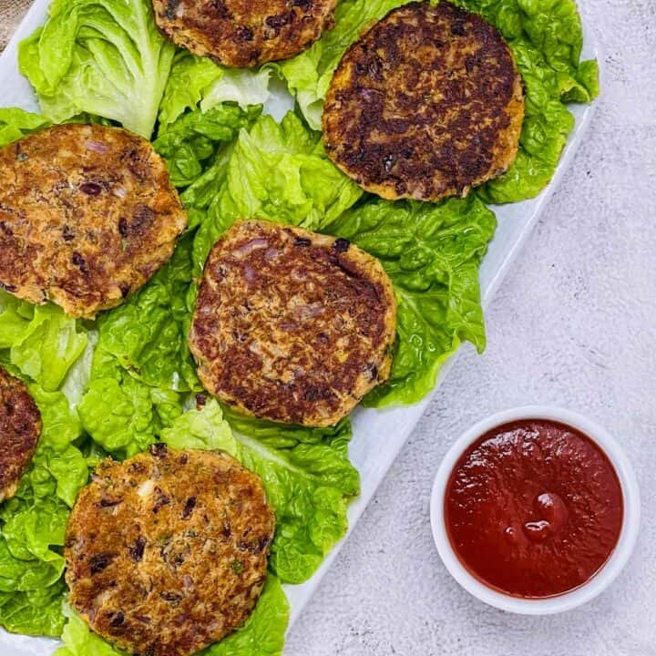 Wholesome and Flavorful: Kidney Bean Patties with Indian Spices!