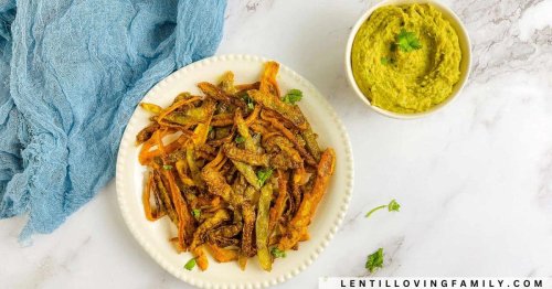 Don't Toss Those Peels! Crispy Chips & Curried Bean Dip for Earth Day!