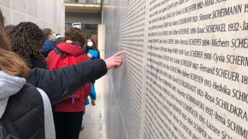 Au Mémorial de la Shoah, les collégiens de Chaumont-en-Vexin en «voyage de mémoire»