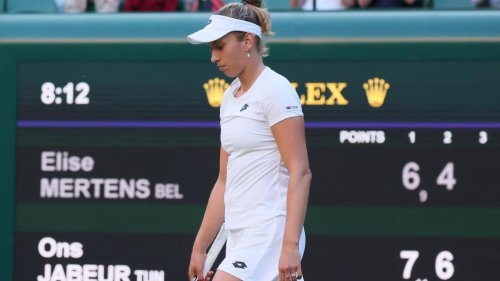 Wimbledon: Elise Mertens éliminée par Ons Jabeur, 2e joueuse mondiale, en huitièmes de finale