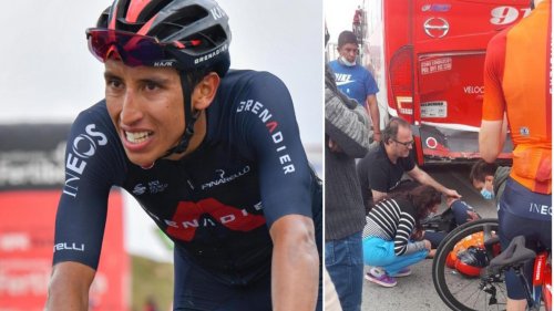 Le cycliste Egan Bernal opéré «avec succès» après son grave accident avec un bus (photos)