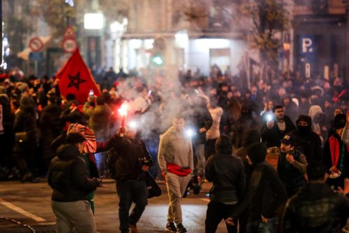 Légers incidents après la qualification du Maroc: 18 personnes arrêtées à Bruxelles