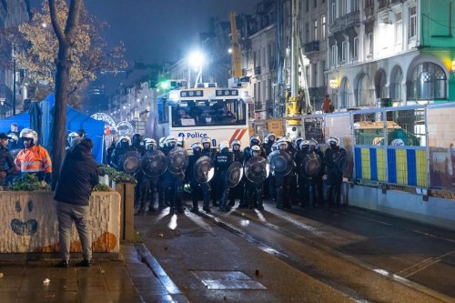 Emeutes en marge de la victoire du Maroc: la police bruxelloise a procédé à 119 arrestations