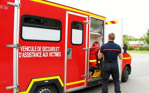 Un motard héliporté à Brest après avoir percuté un fourgon à Plouigneau