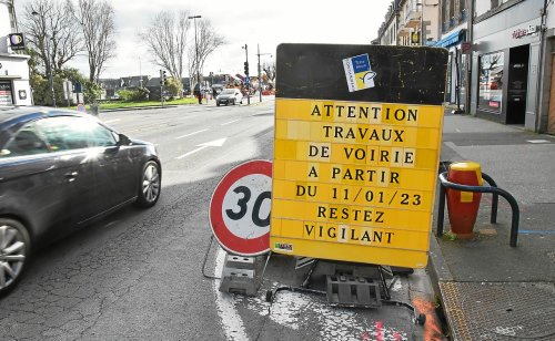 À Concarneau, une pétition des commerçants contre le plan vélo avenue Pierre-Guéguin