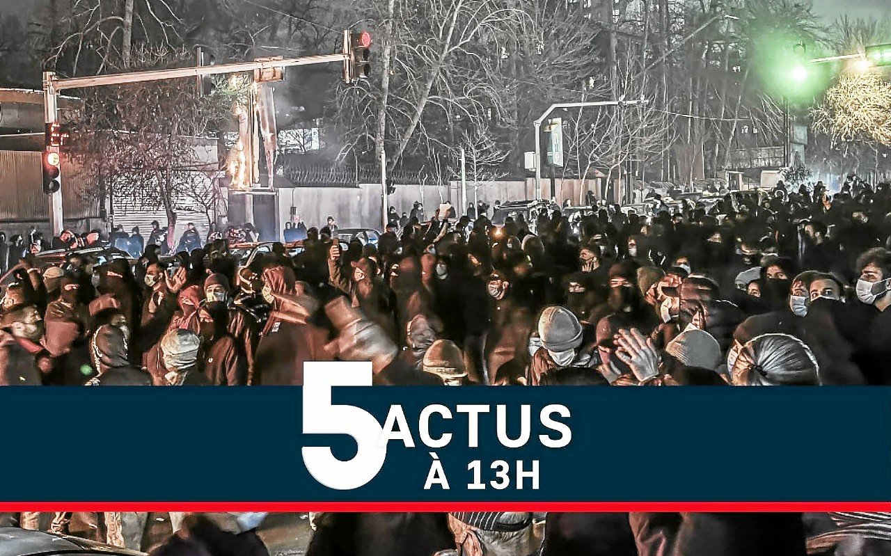 Manifestations réprimées en Iran, mobilisation des agriculteurs dans le Morbihan, Coville au cap Horn : le point à la mi-journée