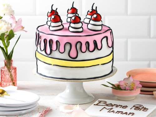 Le « cartoon cake » pour célébrer la fête des mères ou des pères
